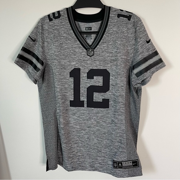 Nike Aaron Rodgers Green Bay Packers Women's Gridiron Grey Limited Jersey Large - Picture 5 of 12